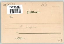 W8036 Herrsching a. Ammersee mit Kirche St. Martin Verlag Zieher, Ottmar No. 1333 Compton, E. H. Lithographie / Künstlerkarte
