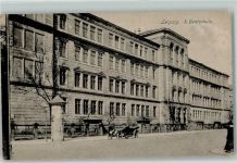 04103 O7000 Leipzig - Realschule Auto Litfaßsäule
