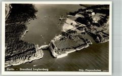 Stettin Szczecin 1939 Foto AK Fliegeraufnahme Strähle Schwimmbad Junfernberg
