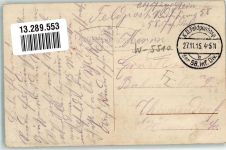 57400 Sarrebourg Saarburg 1915 - Französische Vorstadt Straße Feldpost 58. Inf. Div.