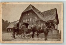 Bad Reinerz Duszniki Zdroj 1928 - Droschkenfahrt Deutschland-Italien