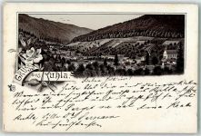99842 O5906 Ruhla 1899 Lithographie Kirche
