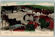 18528 O2330 Bergen , Rügen - Marktplatz Rugard