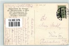 1170 Wien 17. Bezirk, Hernals 1922 Foto AK Gasthaus sommerheim des Vereins Oberösterreicher in Wien