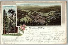99842 O5906 Ruhla 1899 Lithographie Carl Alexander-Turm Vers