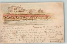 26757 W2972 Borkum 1893 Lithographie Vorläufer