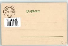 W6500 Mainz a Rhein Festpostkarte Gutenberg Lithographie / Künstlerkarte