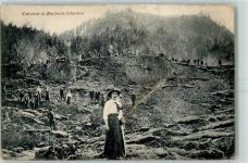 Krásny Studenec Schönborn 1914 Gebrauchsspuren Erdrutsch Neue Abhänge bei den Quellen