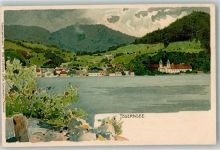 W8180 Tegernsee Nr. 1280 Zieher Ottmar 1899 Lithographie / Künstlerkarte