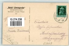 63869 W8751 Heigenbrücken 1913 - Hotel Löwengrube