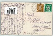 W7442 Neuffen Ruine Hohenneuffen Hoffmann, H. 1927 Künstlerkarte