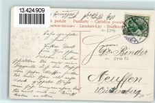 01896 O8514 Pulsnitz 1906 Künstlerkarte sign Stempel Heimatfest