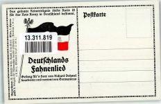 Reinertrag für das Rote Kreuz Patriotik WK I Liederkarte Spende