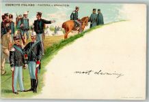 Uniform Fanteria e Grantieri Militär Italien Lithographie