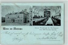 83607 W8150 Holzkirchen , Oberbay 1902 - Gasthaus Großer Theatersaal der Oberbrauerei