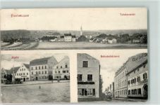 84160 W8316 Frontenhausen 1908 - Markt Denkmal Bahnhofstraße Gasthaus