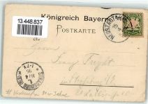 67433 W6730 Neustadt an der Weinstraße 1896 Prägedruck Maxburg Hambacher Schloss Haardt Vorläufer 80er Jahre