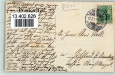 02708 O8701 Obercunnersdorf b Löbau 1914 - Gasthof, Erbgericht - Menschen vor den Häusern AK