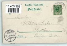 99897 O5809 Tambach-Dietharz , Thüringer Wald 1898 Lithographie Gruss aus - AK