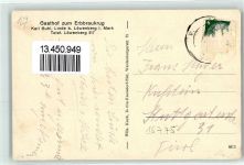 16775 O1431 Linde b Gransee - Linde See Kriegerdenkmal Gasthaus zum Erbbraukrug Terrasse Löwenberg Mark