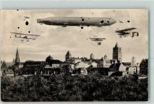 Posen Poznan - Zeppelin Flugzeuge AK