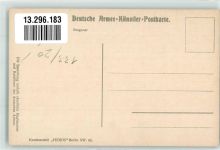 Dragoner Uniform Dt. Armee Künstlerkarte Verlag Heros Berlin Hoffmann, A. Künstlerkarte