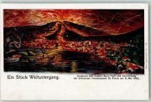 Saint-Pierre 1902 - Vulkan Mont Pele Montagne Pelee Ausbruch