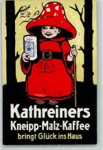 Kathreiners Malz Kaffee AK Kaffeewerbung 1912