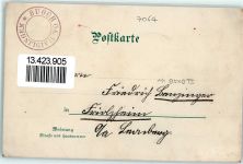 73630 W7064 Buoch Lithographie Gasthof Pension Zur Krone von G. Baun Buocher Aussichtsturm