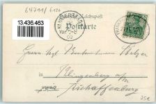 64711 W6120 Erbach , Odenw 1900 Lithographie Jagdschloss Eulbach Rittersaal Ritter Rüstungen Ev. Kirche Schlossturm Schloss Marktplatz