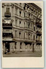 10115 O1020 Prenzlauer Berg Foto AK Wohnhaus Gasthaus Frau mit Kinderwagen Ort lt. Fotograf