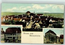 71296 W7258 Heimsheim - Gasthaus Brauerei Zu den 3 Königen Joh. Beck Schlegler Schloss Schule