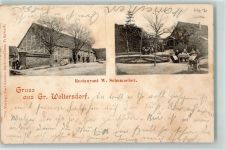 16928 O1921 Groß Woltersdorf , Prignitz - Gasthaus W. Schumacher Garten