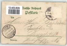 38300 W3340 Wolfenbüttel , Niedersachs 1898 Lithographie Lustschloss Antoinettenruh Straßenbahn