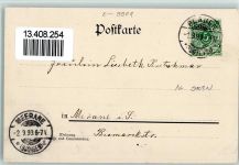 08523 O9901 Meßbach b Plauen, Vogtl 1899 Künstlerkarte Gruss aus - Ruderls Restaurant , gute Erhaltung AK
