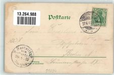 99894 O5804 Friedrichroda 1902 Lithographie Kurhaus