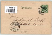 77815 W7580 Bühl , Baden 1897 Gebrauchsspuren Burgruine Windeck Marktplatz Gertelbach Wasserfälle Lithographie