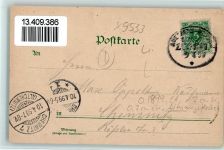 08112 O9533 Wilkau-Haßlau 1899 Gebrauchsspuren Gruss aus - Litho, Bahnhof, Badeanstalt AK