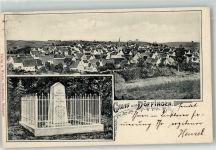 71120 W7043 Döffingen - Gedenkstein Graf Ulrich
