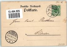 24534 W2350 Neumünster , Holst 1897 Lithographie Kaserne Kath. Kirche Schule Kaiserl. Postamt