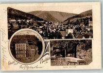 99842 O5906 Ruhla 1914 Lithographie Hotel Schwan