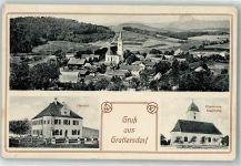 94541 W8351 Grattersdorf 1917 - Pfarrhof Filialkirche Roggersing