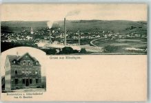72525 W7420 Münsingen , Württ - Gasthaus zum Güterbahnhof