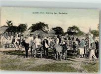 Barbados 1918 - Queens Park Opening Day Esel Schwarzafrikaner