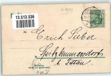 01936 O8293 Königsbrück Lithographie Hotel zum schwarzen Adler Baracken Lager
