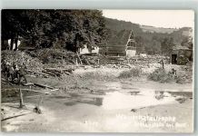 01816 O8302 Berggiesshübel Privatfoto AK Wasserkatastrophe 08. Juli 1927 Trümmer