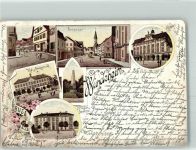 91438 W8532 Bad Windsheim 1897 - Rathaus Seegasse Kgl. Amtsgericht Töchterheim