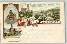 2340 Maria Enzersdorf Lithographie Schloss Liechtenstein