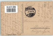 09111 O9000 Chemnitz , Sachs 1916 Lithographie König Friedrich August-Kaserne