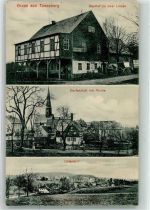 09648 O9251 Tanneberg b Mittweida 1915 - Gasthaus zu zwei Linden Kirche Unterdorf